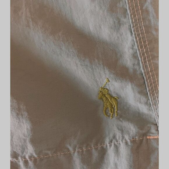 Polo Ralph Lauren Swim Trunks M Men’s Turquoise Blue Cargo Tropicalcore Beach - Picture 5 of 7